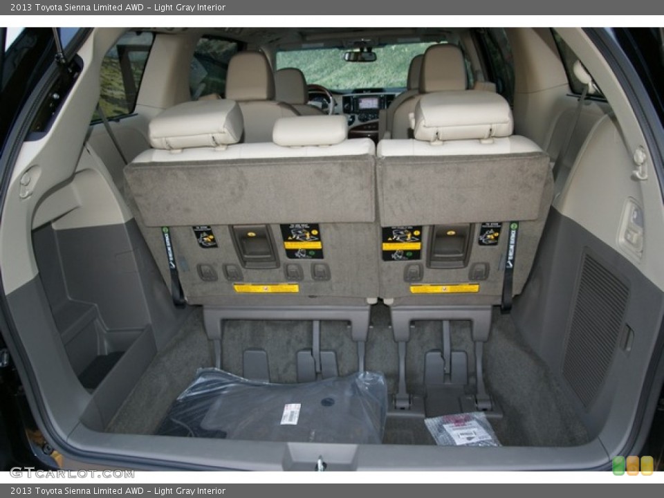 Light Gray Interior Trunk for the 2013 Toyota Sienna Limited AWD #71051180