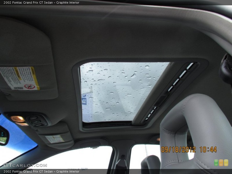 Graphite Interior Sunroof for the 2002 Pontiac Grand Prix GT Sedan #71052455