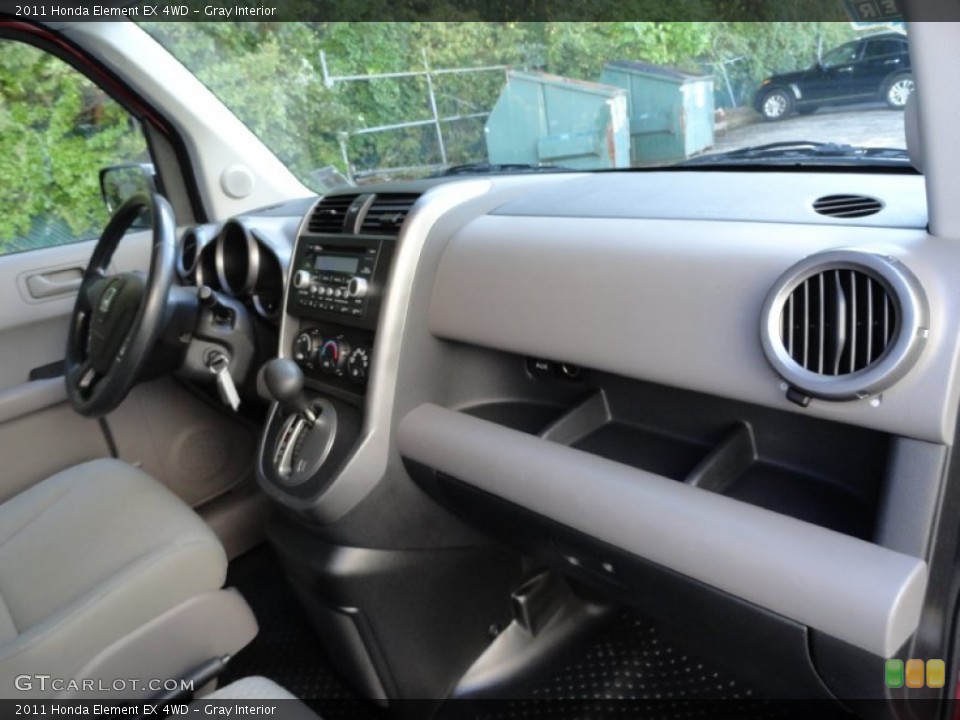Gray Interior Dashboard for the 2011 Honda Element EX 4WD #71057672