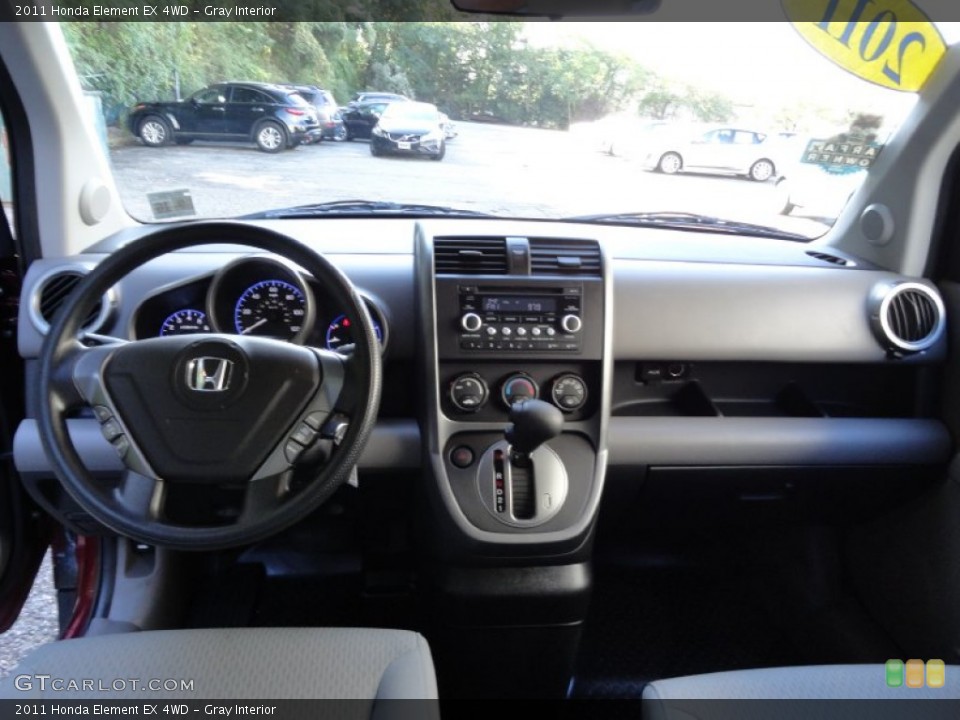 Gray Interior Dashboard for the 2011 Honda Element EX 4WD #71057729