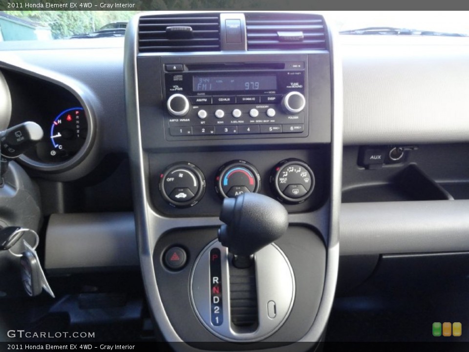 Gray Interior Controls for the 2011 Honda Element EX 4WD #71057765