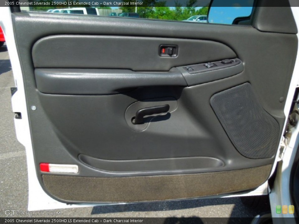 Dark Charcoal Interior Door Panel for the 2005 Chevrolet Silverado 2500HD LS Extended Cab #71058977