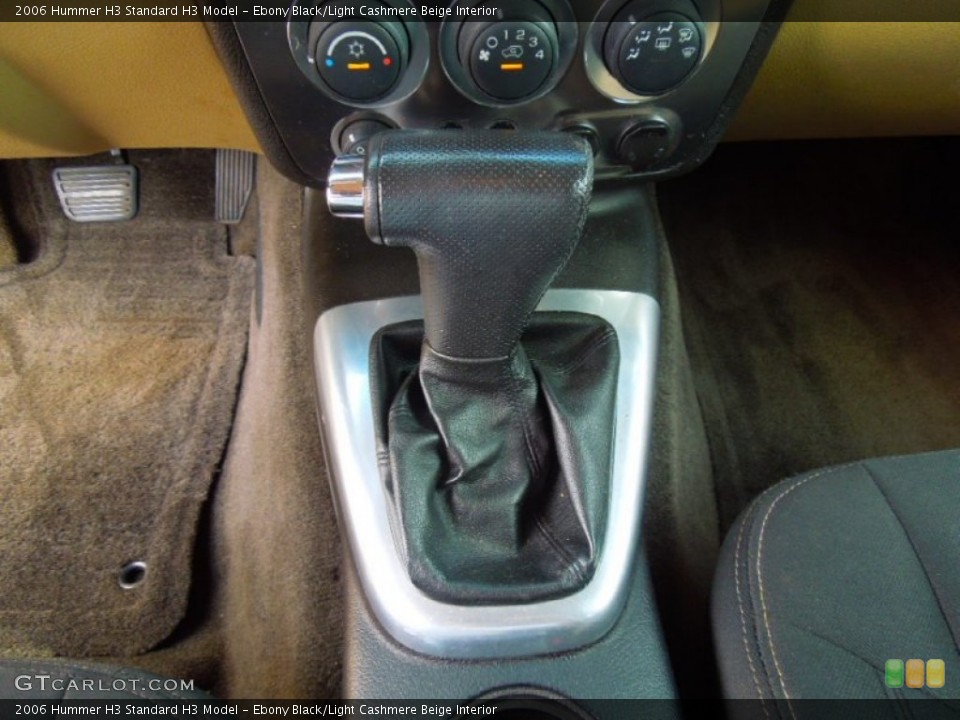 Ebony Black/Light Cashmere Beige Interior Transmission for the 2006 Hummer H3  #71059523