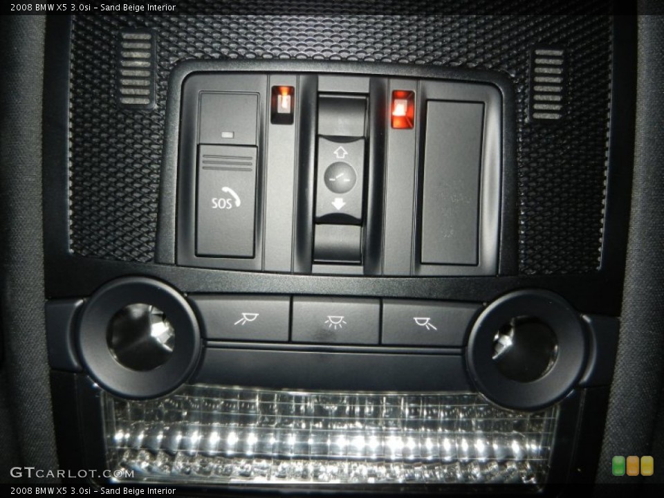 Sand Beige Interior Controls for the 2008 BMW X5 3.0si #71060096