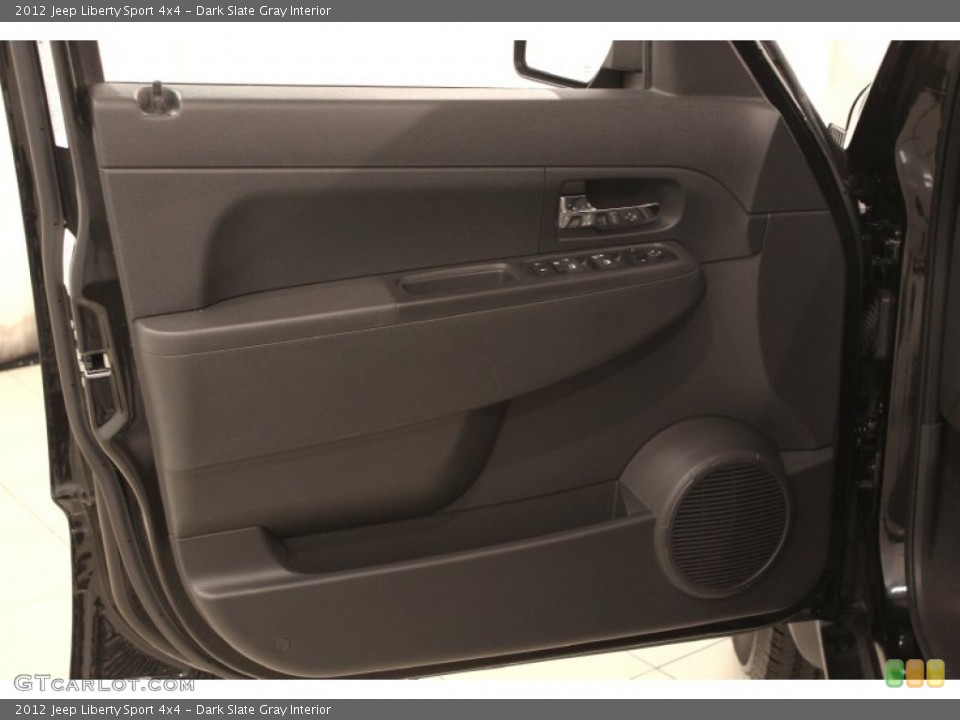 Dark Slate Gray Interior Door Panel for the 2012 Jeep Liberty Sport 4x4 #71060360