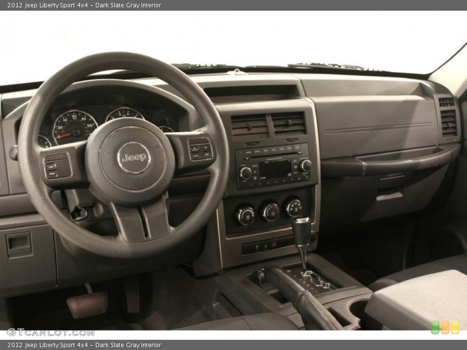 Dark Slate Gray Interior Dashboard for the 2012 Jeep Liberty Sport 4x4 #71060372