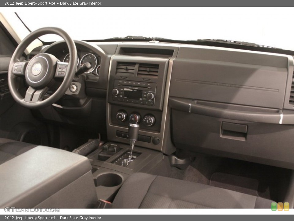 Dark Slate Gray Interior Dashboard for the 2012 Jeep Liberty Sport 4x4 #71060393