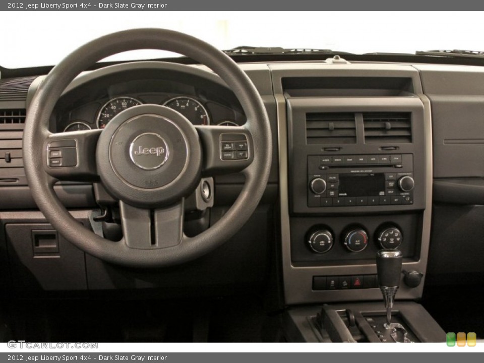 Dark Slate Gray Interior Dashboard for the 2012 Jeep Liberty Sport 4x4 #71060408