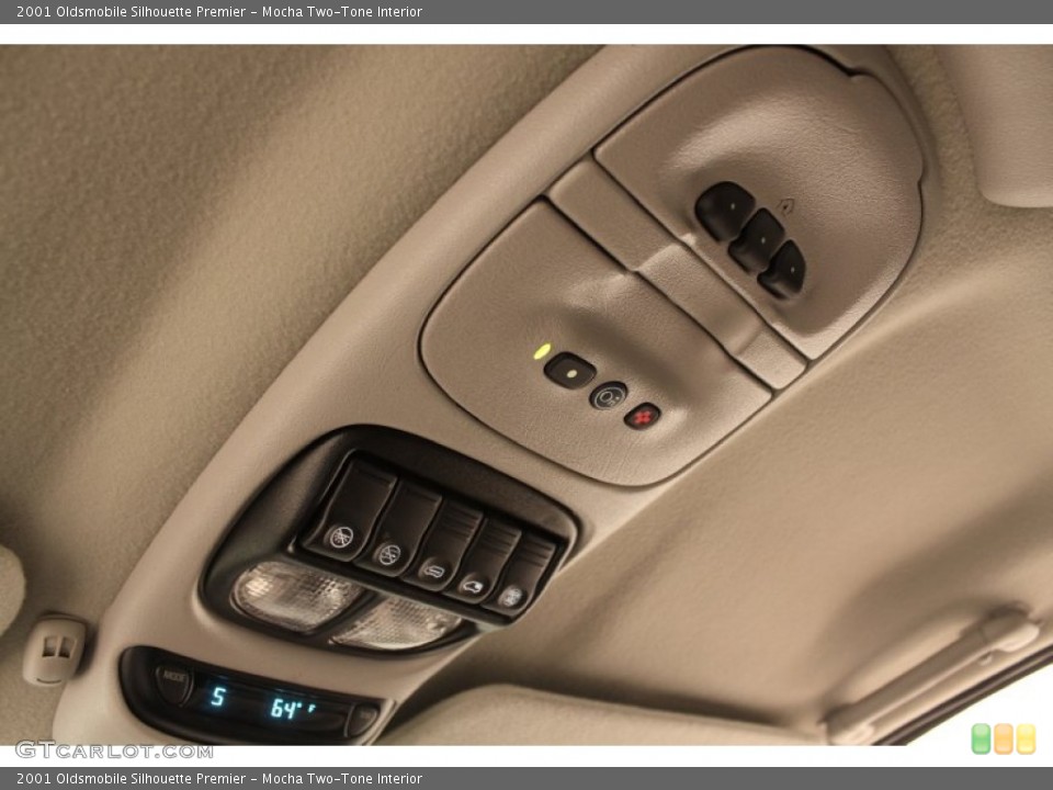 Mocha Two-Tone Interior Controls for the 2001 Oldsmobile Silhouette Premier #71060879