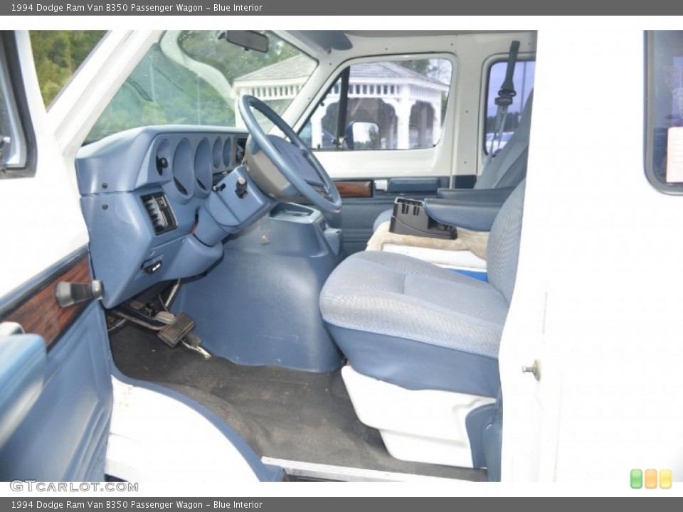 Blue Interior Photo for the 1994 Dodge Ram Van B350 Passenger Wagon #71063884