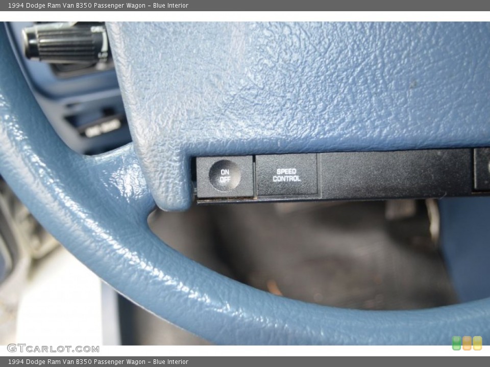 Blue Interior Controls for the 1994 Dodge Ram Van B350 Passenger Wagon #71063902