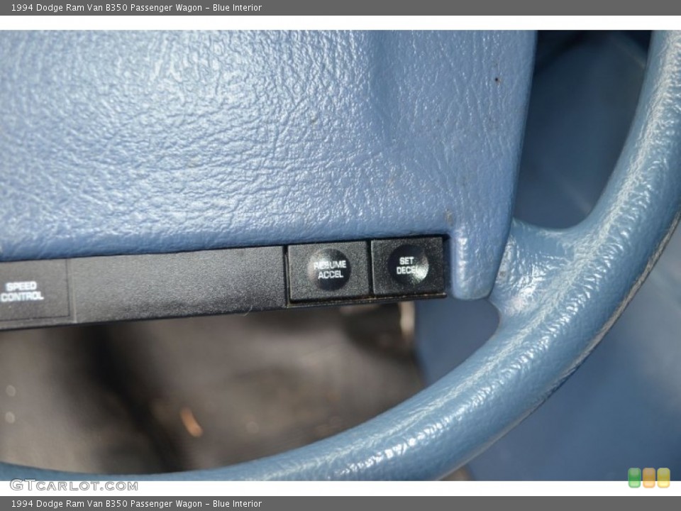 Blue Interior Controls for the 1994 Dodge Ram Van B350 Passenger Wagon #71063911