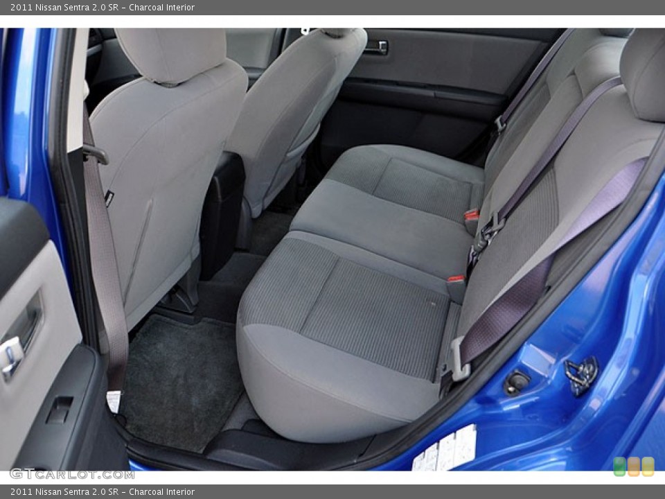 Charcoal Interior Rear Seat for the 2011 Nissan Sentra 2.0 SR #71063998