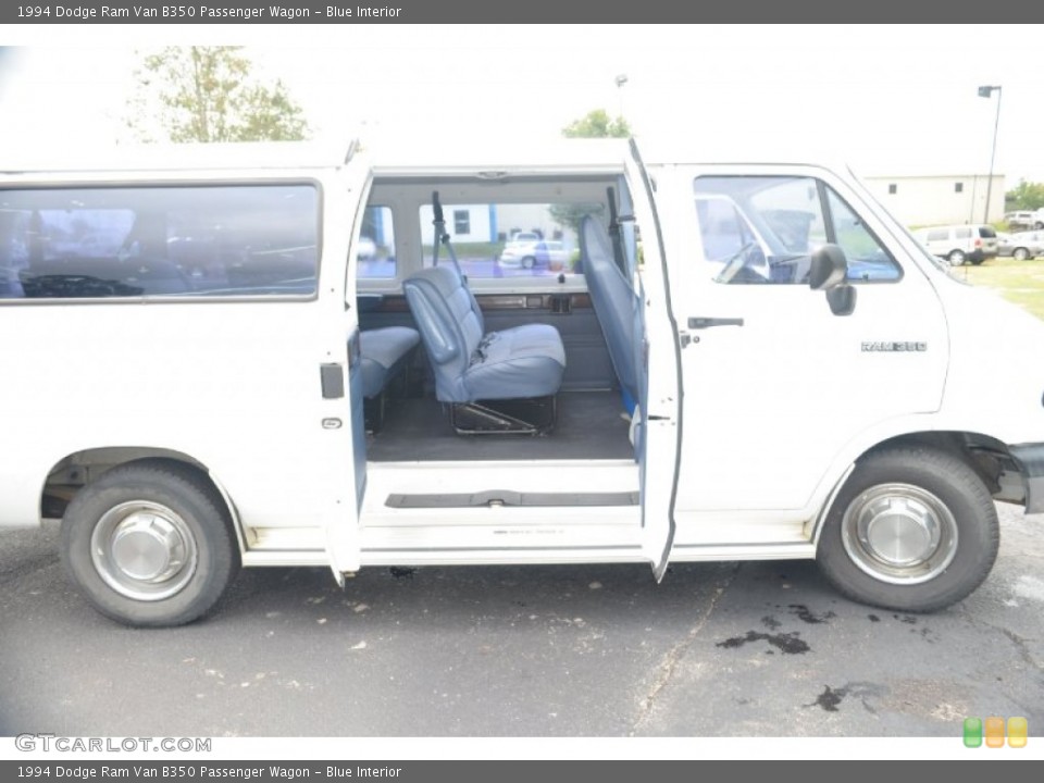 Blue Interior Rear Seat for the 1994 Dodge Ram Van B350 Passenger Wagon #71064031