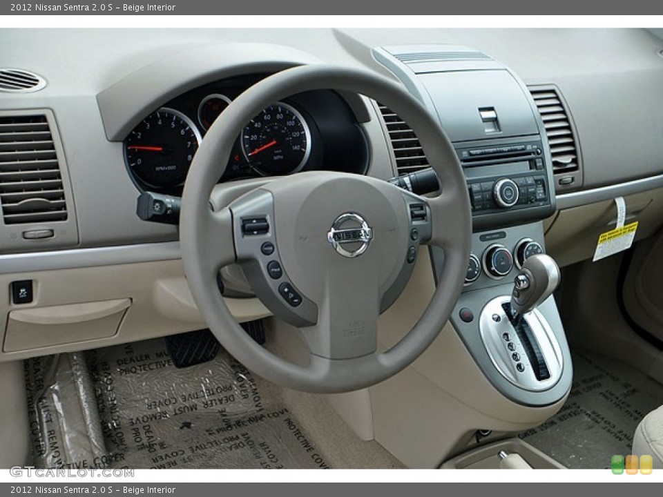 Beige Interior Photo for the 2012 Nissan Sentra 2.0 S #71064328