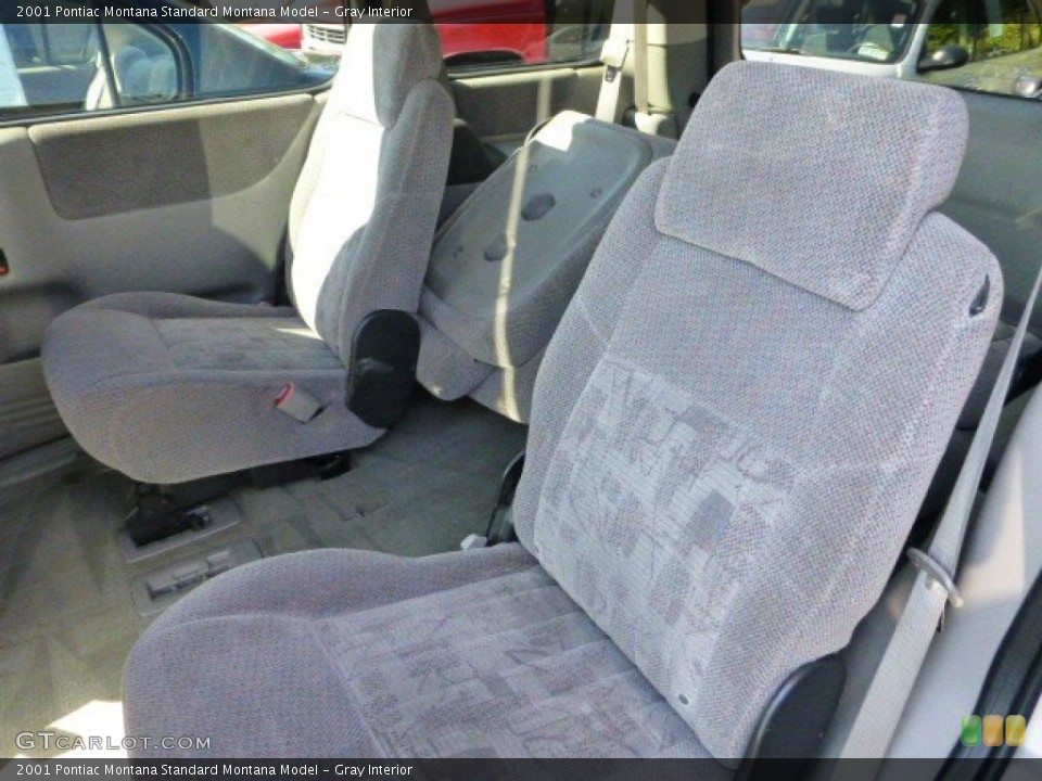 Gray 2001 Pontiac Montana Interiors