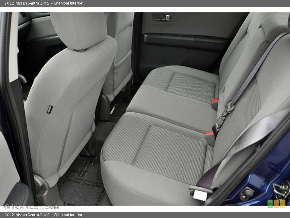 Charcoal Interior Rear Seat for the 2012 Nissan Sentra 2.0 S #71064650