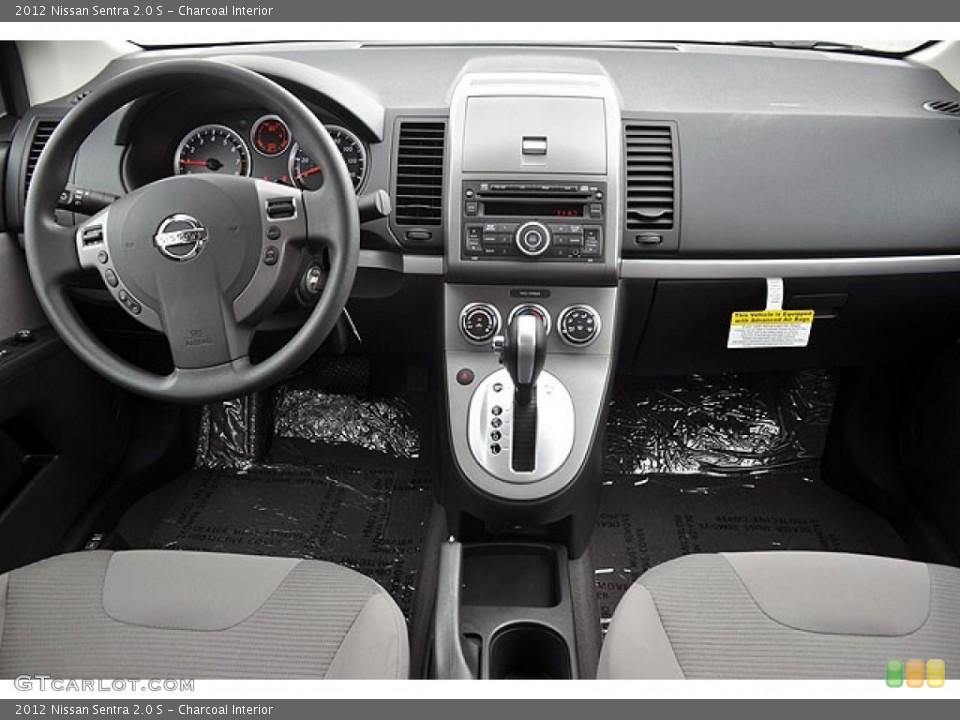 Charcoal Interior Dashboard for the 2012 Nissan Sentra 2.0 S #71064678