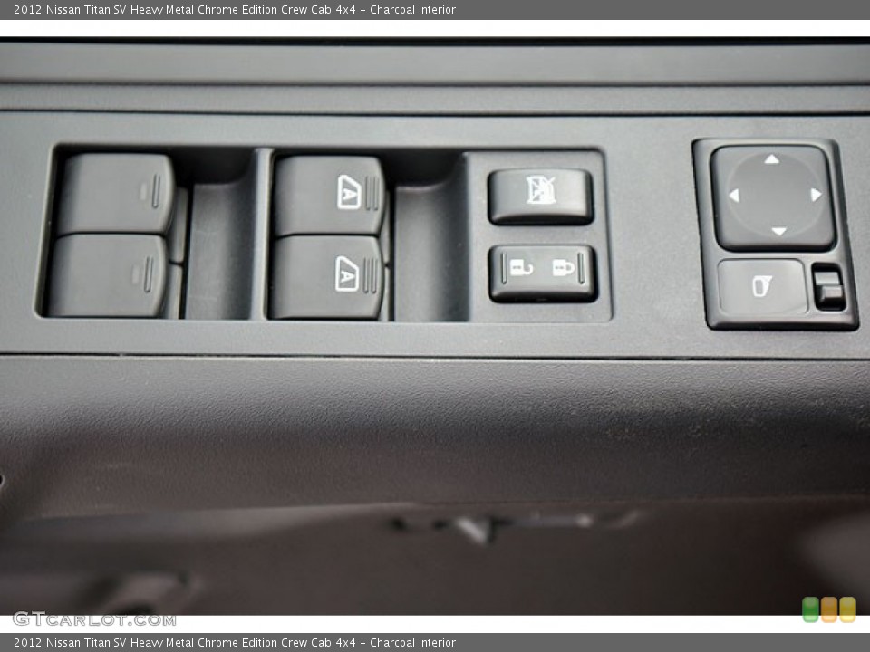 Charcoal Interior Controls for the 2012 Nissan Titan SV Heavy Metal Chrome Edition Crew Cab 4x4 #71064973