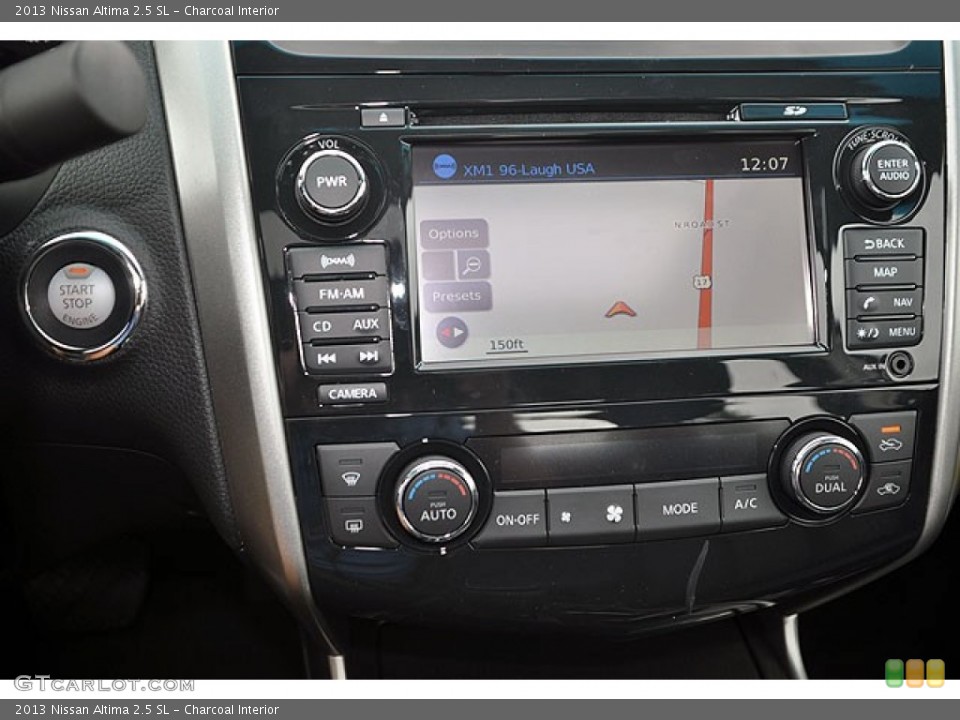Charcoal Interior Controls for the 2013 Nissan Altima 2.5 SL #71065063