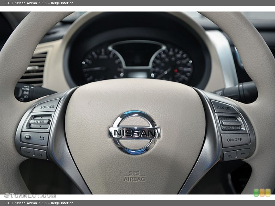 Beige Interior Steering Wheel for the 2013 Nissan Altima 2.5 S #71065234