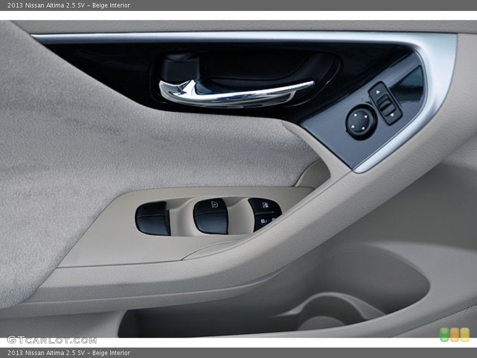 Beige Interior Controls for the 2013 Nissan Altima 2.5 SV #71065933