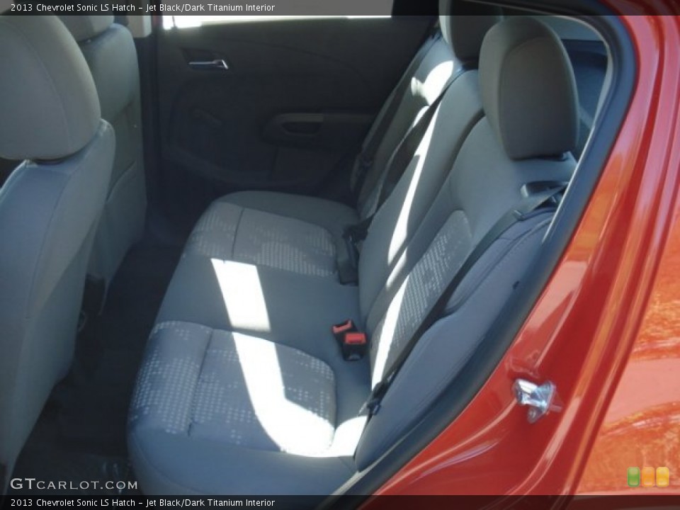 Jet Black/Dark Titanium Interior Rear Seat for the 2013 Chevrolet Sonic LS Hatch #71067127