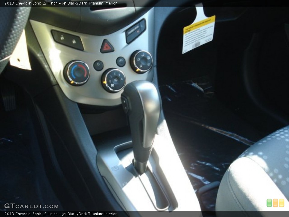 Jet Black/Dark Titanium Interior Transmission for the 2013 Chevrolet Sonic LS Hatch #71067166