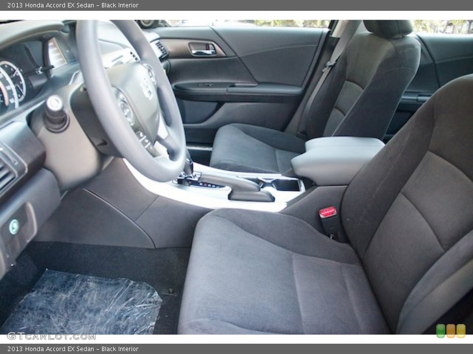 Black Interior Front Seat for the 2013 Honda Accord EX Sedan #71068702