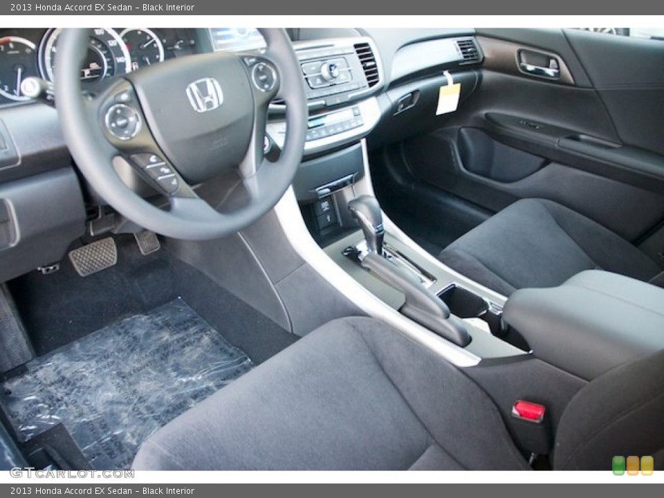 Black Interior Prime Interior for the 2013 Honda Accord EX Sedan #71068711
