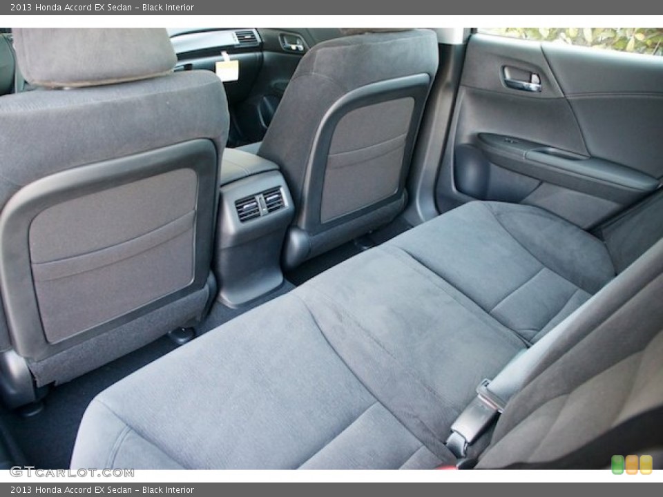 Black Interior Rear Seat for the 2013 Honda Accord EX Sedan #71068734