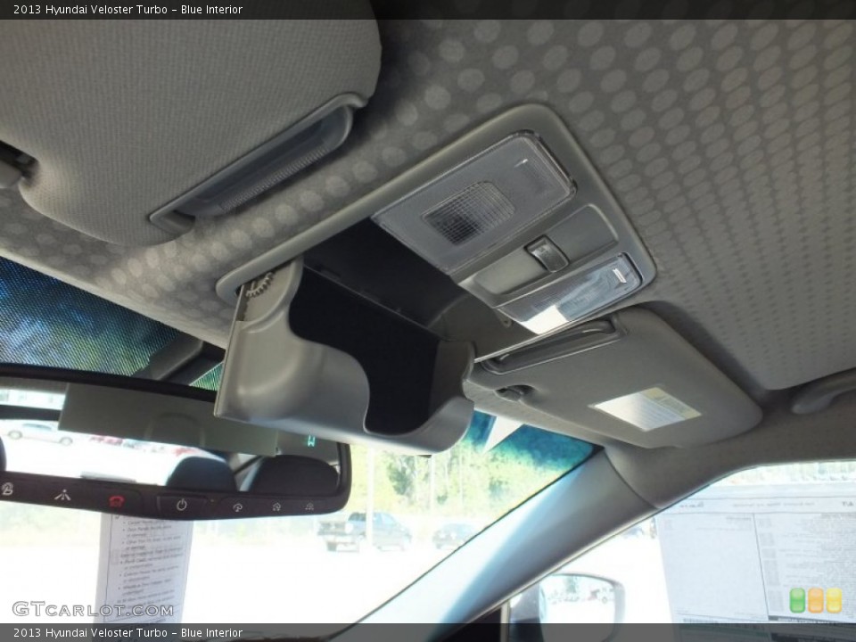 Blue Interior Controls for the 2013 Hyundai Veloster Turbo #71071993