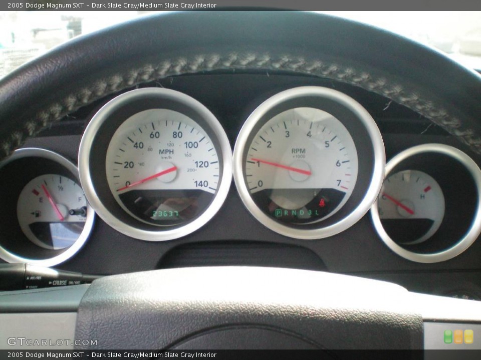 Dark Slate Gray/Medium Slate Gray Interior Gauges for the 2005 Dodge Magnum SXT #7107200