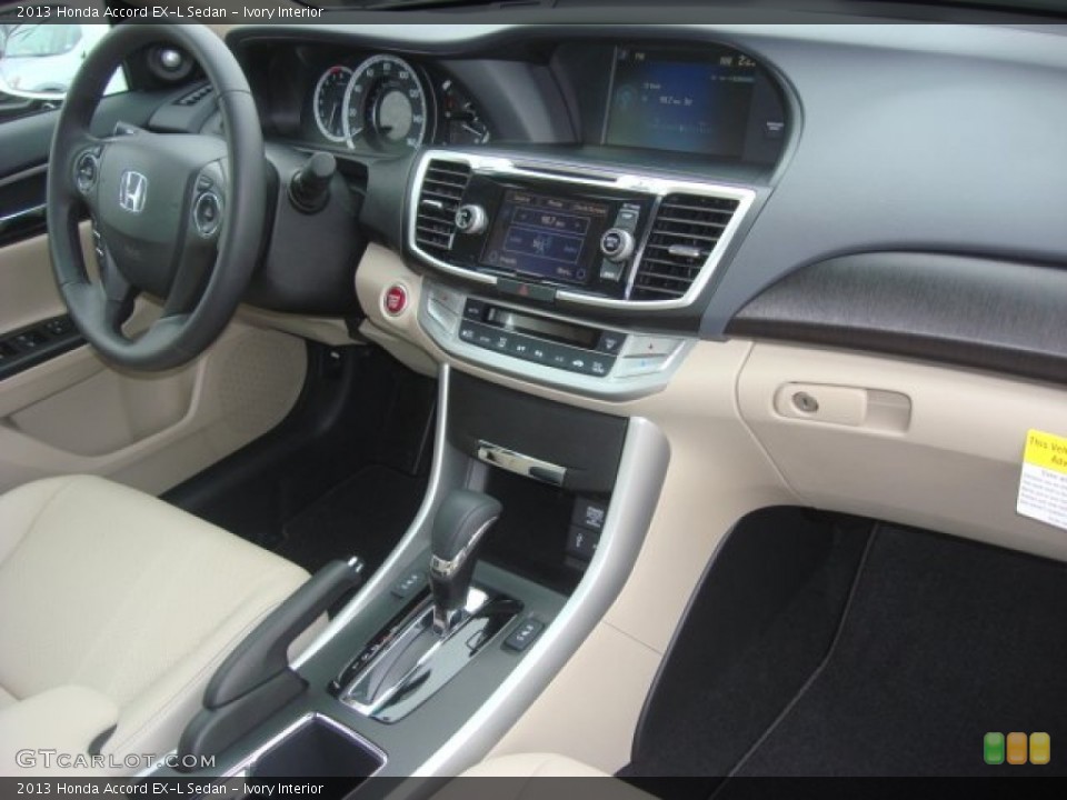 Ivory Interior Dashboard for the 2013 Honda Accord EX-L Sedan #71072095