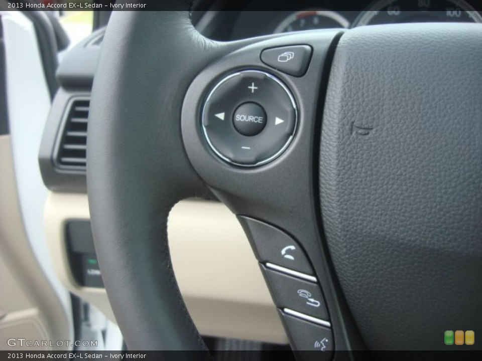 Ivory Interior Controls for the 2013 Honda Accord EX-L Sedan #71072143