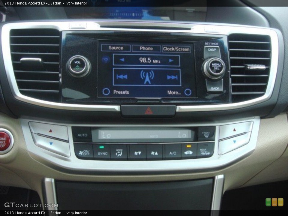 Ivory Interior Controls for the 2013 Honda Accord EX-L Sedan #71072200