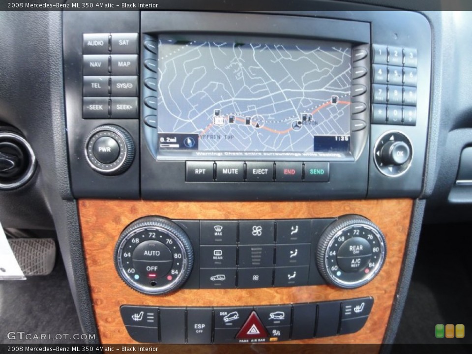 Black Interior Navigation for the 2008 Mercedes-Benz ML 350 4Matic #71073793
