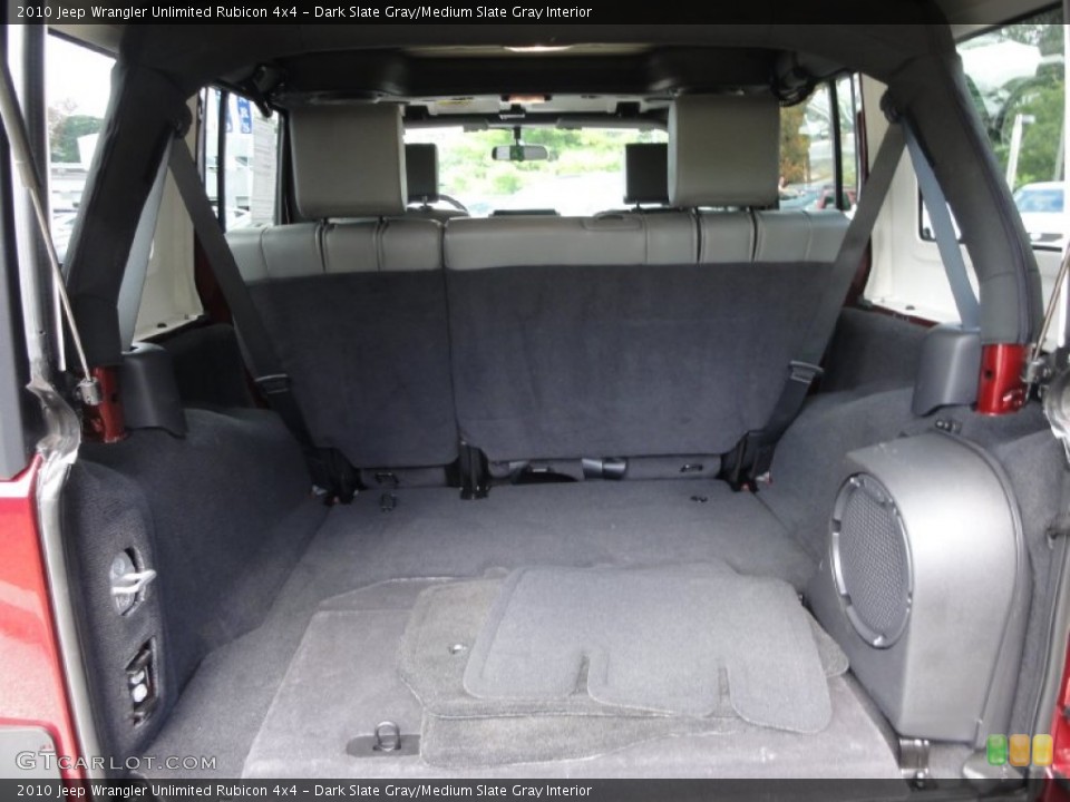 Dark Slate Gray/Medium Slate Gray Interior Trunk for the 2010 Jeep Wrangler Unlimited Rubicon 4x4 #71073967