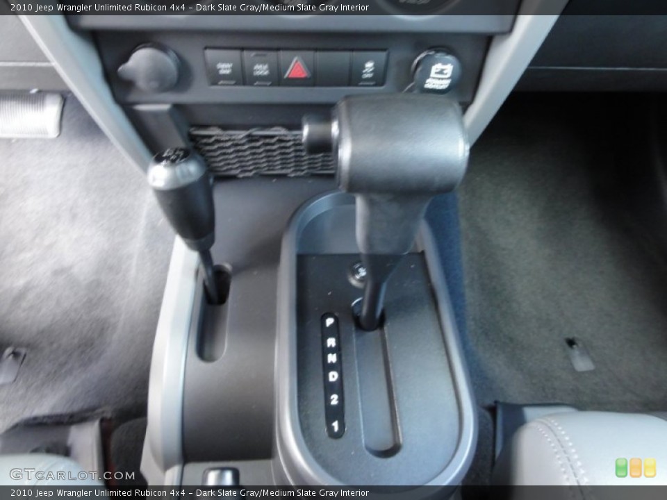 Dark Slate Gray/Medium Slate Gray Interior Transmission for the 2010 Jeep Wrangler Unlimited Rubicon 4x4 #71074024