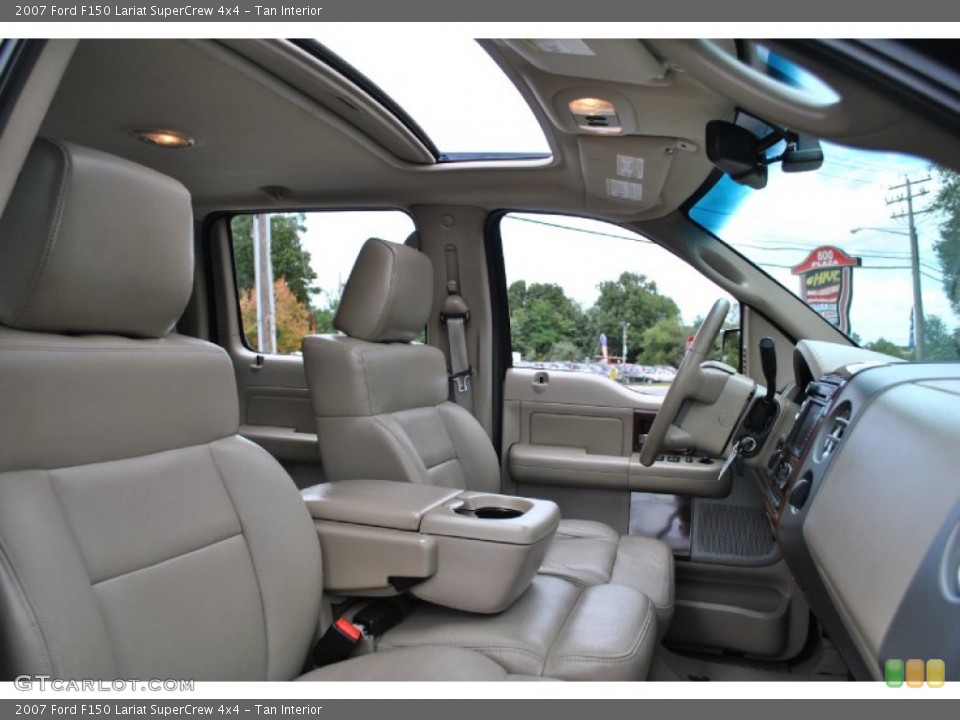 Tan Interior Photo for the 2007 Ford F150 Lariat SuperCrew 4x4 #71075446