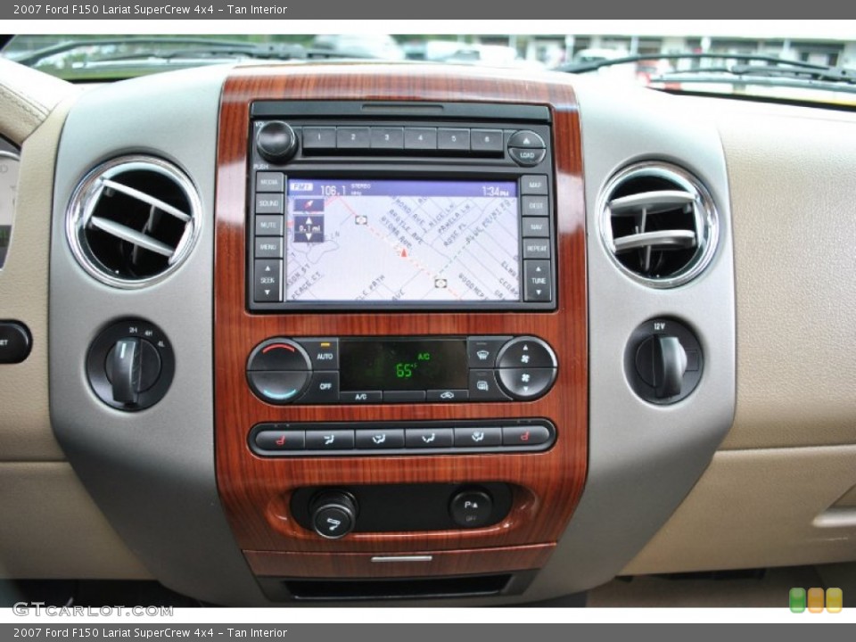 Tan Interior Controls for the 2007 Ford F150 Lariat SuperCrew 4x4 #71075479