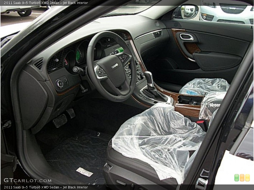Jet Black Interior Photo for the 2011 Saab 9-5 Turbo6 XWD Sedan #71076043