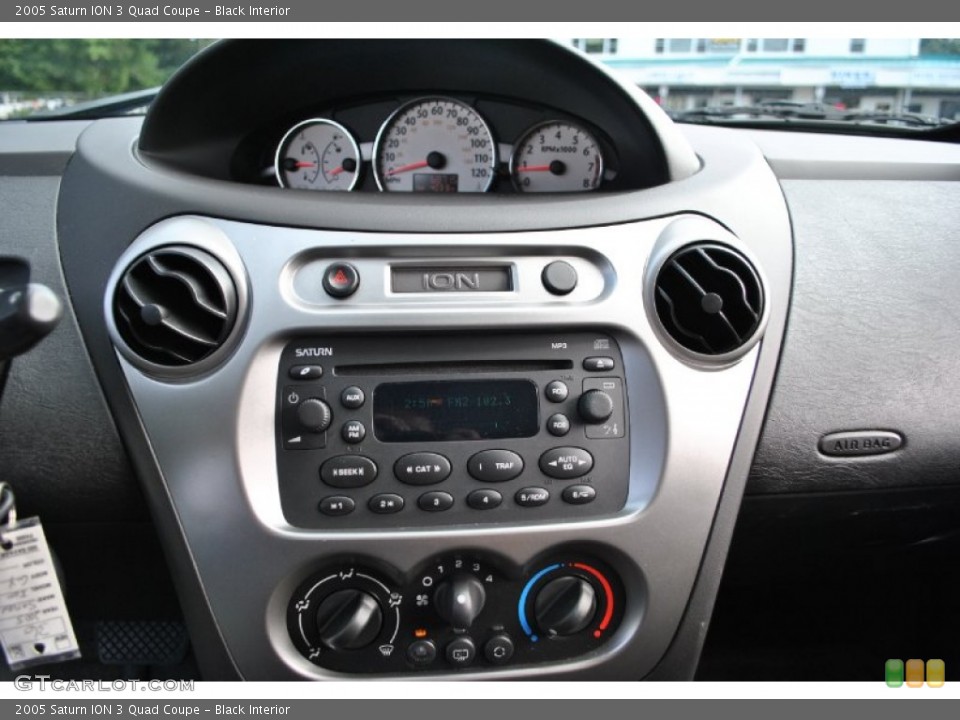 Black Interior Controls for the 2005 Saturn ION 3 Quad Coupe #71076628
