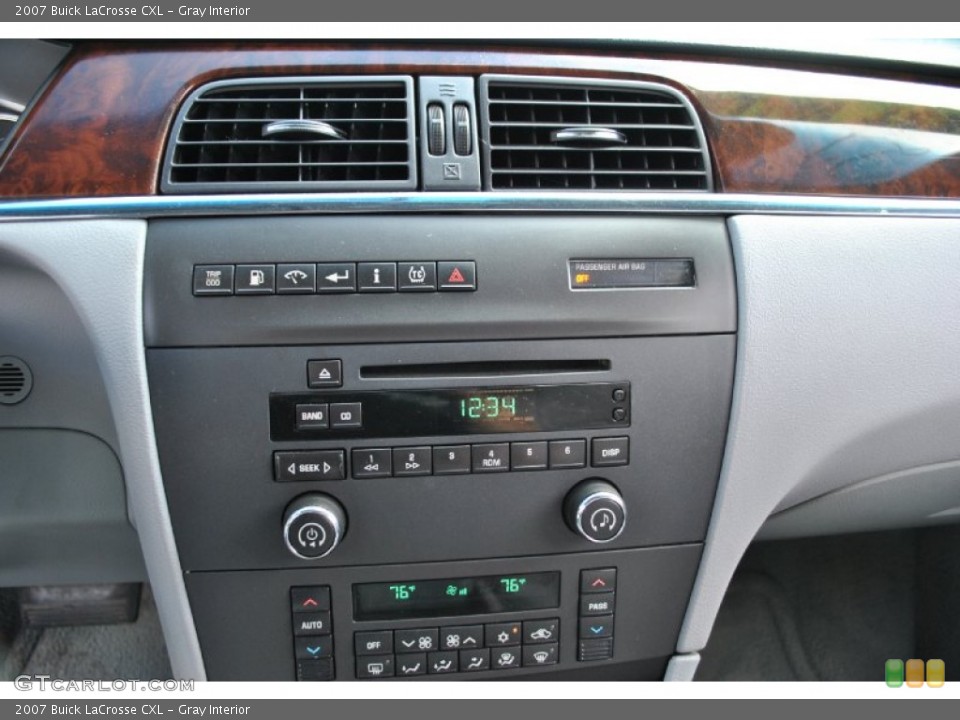 Gray Interior Controls for the 2007 Buick LaCrosse CXL #71076796