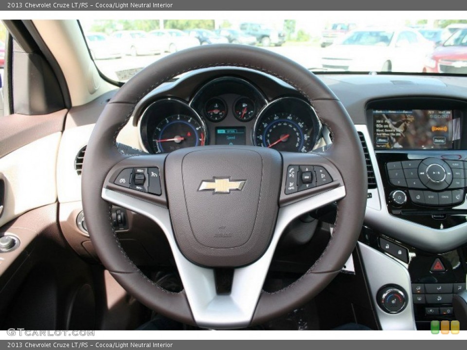 Cocoa/Light Neutral Interior Steering Wheel for the 2013 Chevrolet Cruze LT/RS #71078413