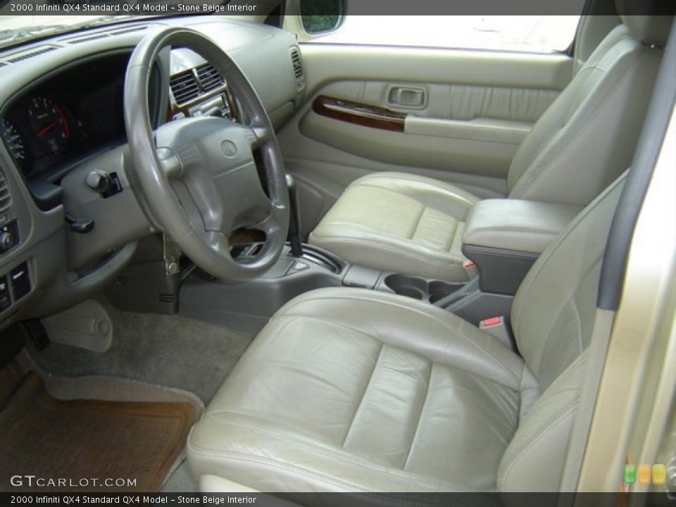 Stone Beige Interior Photo for the 2000 Infiniti QX4  #71078494