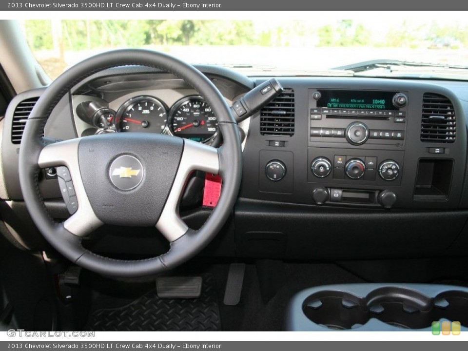 Ebony Interior Dashboard for the 2013 Chevrolet Silverado 3500HD LT Crew Cab 4x4 Dually #71078518