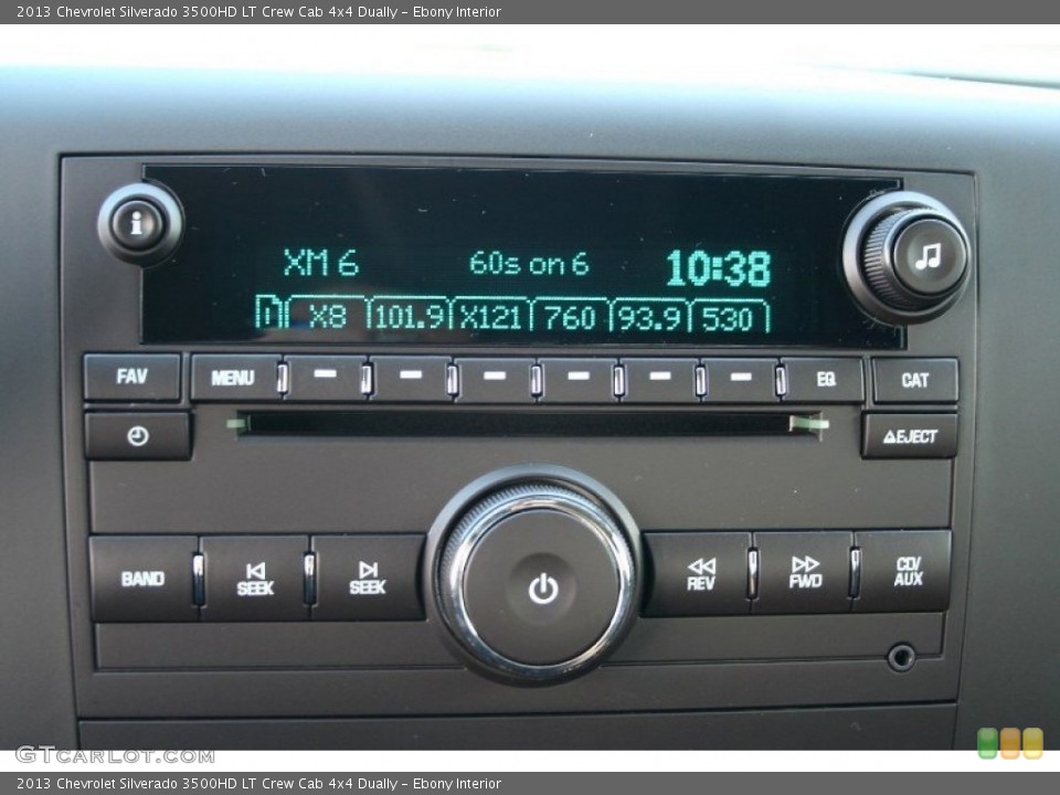 Ebony Interior Audio System for the 2013 Chevrolet Silverado 3500HD LT Crew Cab 4x4 Dually #71078527