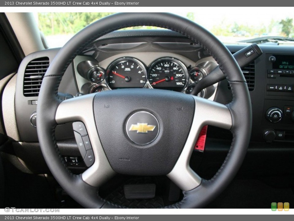 Ebony Interior Steering Wheel for the 2013 Chevrolet Silverado 3500HD LT Crew Cab 4x4 Dually #71078641