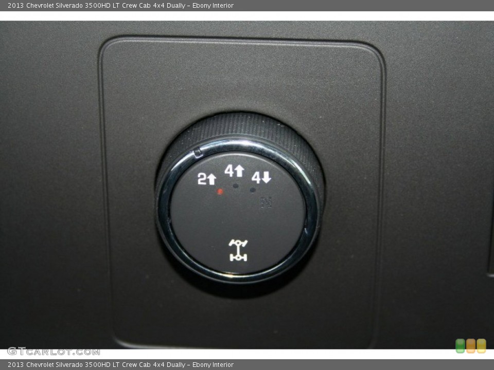 Ebony Interior Controls for the 2013 Chevrolet Silverado 3500HD LT Crew Cab 4x4 Dually #71078668